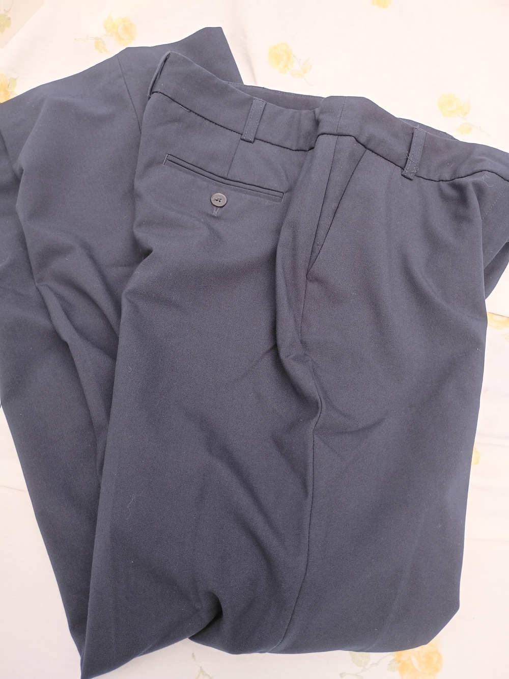 Charter Club Women's Navy Straight-Leg Dress Trousers